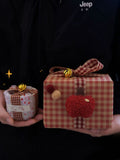 The “Apple Keepsake ” Box — Hand-Poured Candle & Detachable Felt Ornament Gift Set