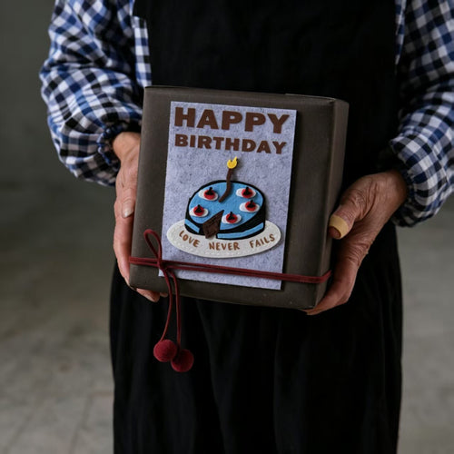 The "Birthday Wish" Sensory Kit — Hand-Poured Candle, Gingham Notebook & Artisanal Gift Set