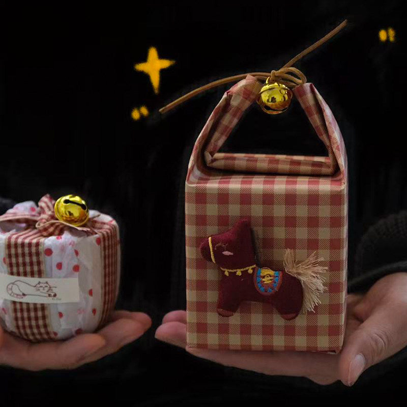 The "Sweet Blossom" Candle Candy Box — 6 Hand-Wrapped Candles, Ceramic Flower Tray & Bonus Gift Set