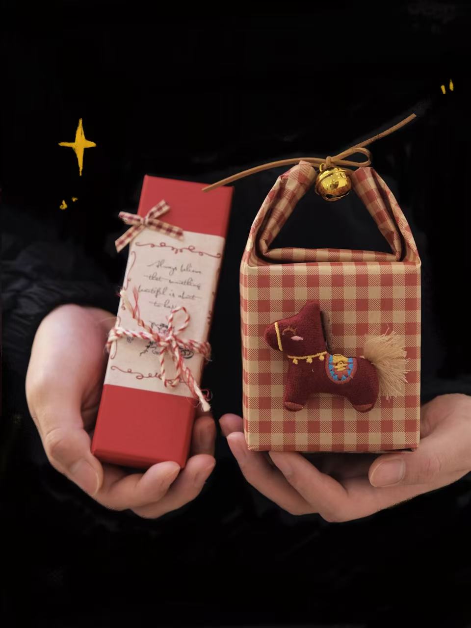 The "Sweet Blossom" Candle Candy Box — 6 Hand-Wrapped Candles, Ceramic Flower Tray & Bonus Gift Set