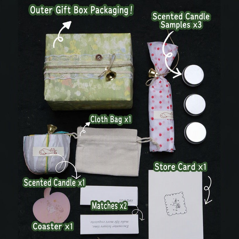 The "Five Senses" Sanctuary Kit – Hand-Poured Candle & Artisanal Gift Set
