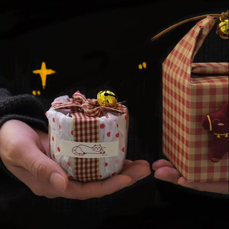 The "Sweet Blossom" Candle Candy Box — 6 Hand-Wrapped Candles, Ceramic Flower Tray & Bonus Gift Set