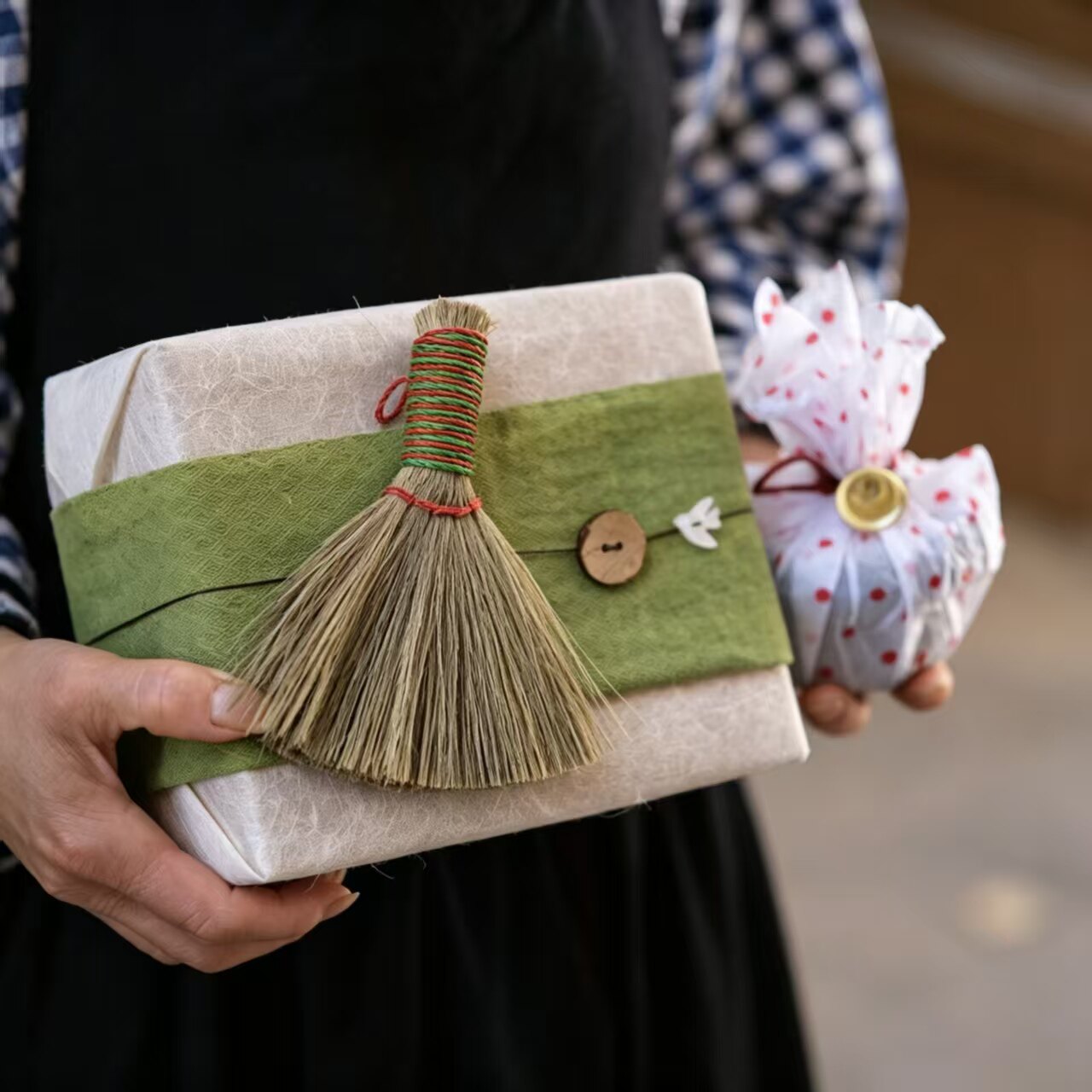 The "Cleansing Hearth" Sanctuary Box — Hand-Poured Candle & Detachable Whisk Broom Ritual Set
